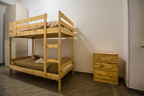 Camera KIDS con letto a castello, affaccio interno e bagno in camera 
